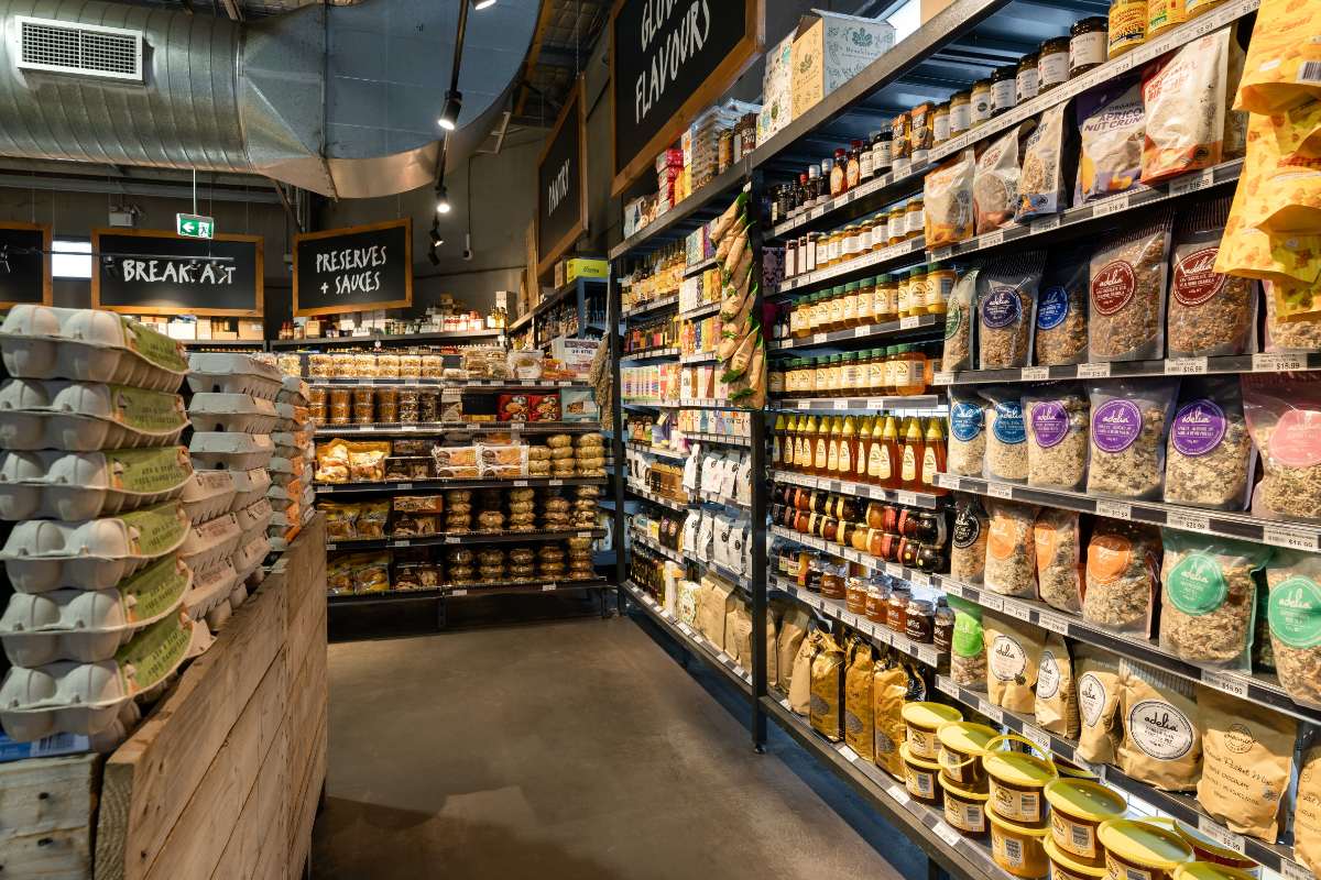 Inside shot of Nowra Farmers Market Pantry Section