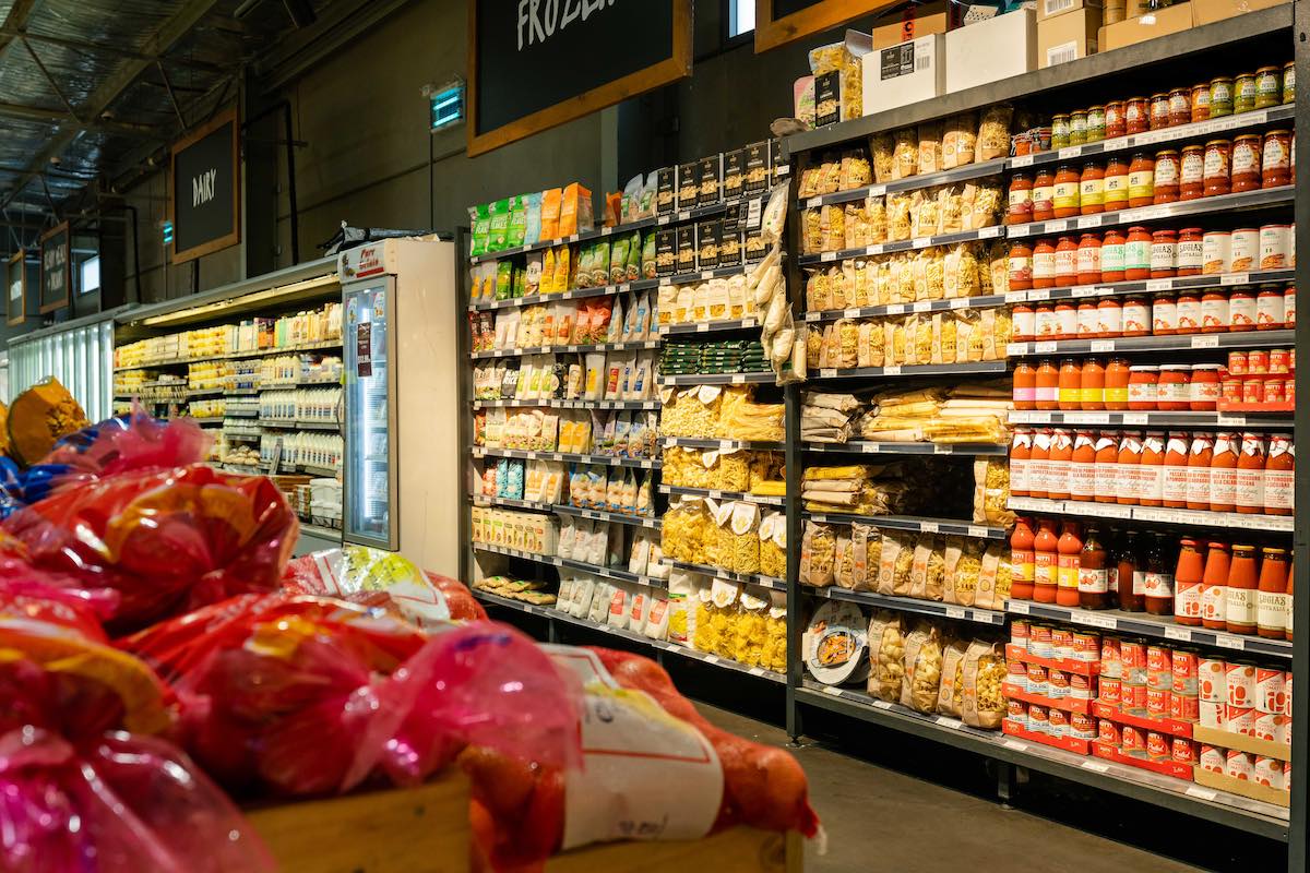 Inside shot of Nowra Farmers Market Pasta and Pantry items