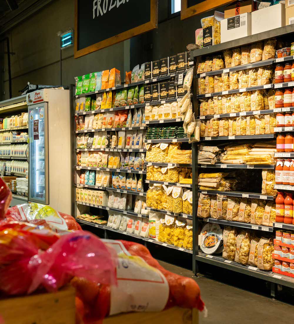 Inside shot of Nowra Farmers Market Pantry items